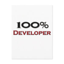 100 Percent Developer postcards by professions 100 Percent Developer postcards