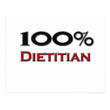 100 Percent Dietitian Post Cards