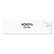 100 Percent Diver bumper stickers by professions 100 Percent Diver bumper stickers