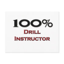 100 Percent Drill Instructor postcards by professions 100 Percent Drill Instructor postcards