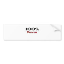 100 Percent Driver bumper stickers