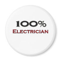 100 Percent Electrician magnets