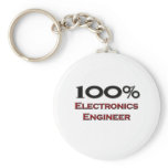 100 Percent Electronics Engineer Key Chain