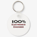 100 Percent Electronics Engineer keychains by professions 100 Percent Electronics Engineer keychains