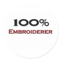 100 Percent Embroiderer stickers