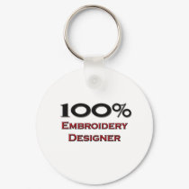 100 Percent Embroidery Designer keychains