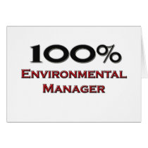 100 Percent Environmental Manager cards by professions 100 Percent Environmental Manager cards