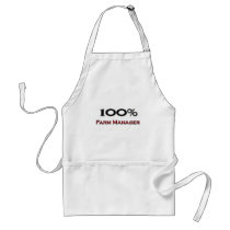 100 Percent Farm Manager aprons by professions 100 Percent Farm Manager aprons