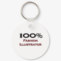 100 Percent Fashion Illustrator keychains