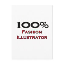 100 Percent Fashion Illustrator postcards