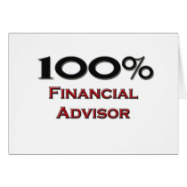 100 Percent Financial Advisor cards