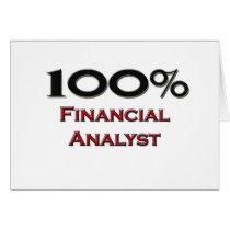 100 Percent Financial Analyst Cards