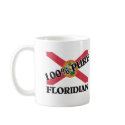100 Percent Floridian mugs by flagshirt 100 Percent Floridian mugs