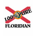 100 Percent Floridian t-shirts by flagshirt 100 Percent Floridian t-shirts
