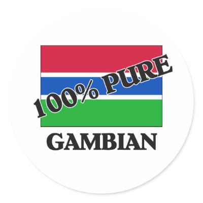 100 Percent GAMBIAN Sticker by flagshirt