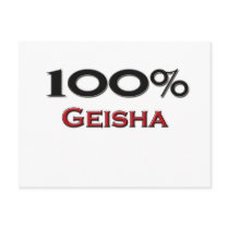 100 Percent Geisha postcards