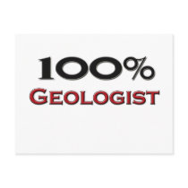 100 Percent Geologist postcards by professions 100 Percent Geologist postcards