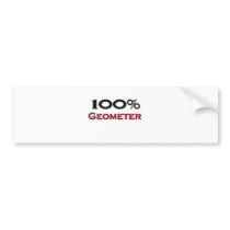 100 Percent Geometer bumper stickers by professions 100 Percent Geometer bumper stickers