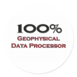 100 Percent Geophysical Data Processor stickers