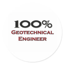 100 Percent Geotechnical Engineer stickers by professions 100 Percent Geotechnical Engineer stickers