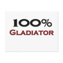 100 Percent Gladiator postcards