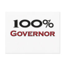100 Percent Governor postcards