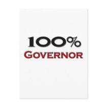 100 Percent Governor postcards