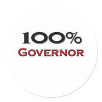 100 Percent Governor stickers