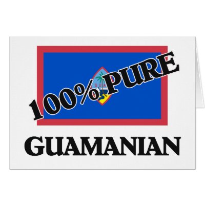 100 Percent GUAMANIAN Greeting Card by flagshirt
