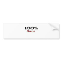 100 Percent Guide bumper stickers