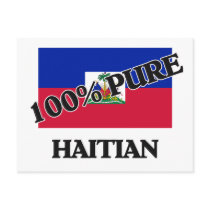100 Percent HAITIAN postcards