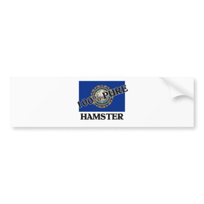 100 Percent Hamster Bumper Stickers by flagshirt