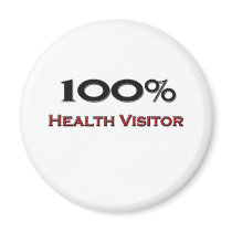 100 Percent Health Visitor magnets