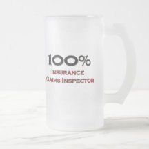 100 Percent Insurance Claims Inspector Mugs