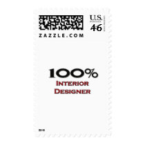 100 Percent Interior Designer Postage Stamps