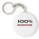 100 Percent Inventor Keychain