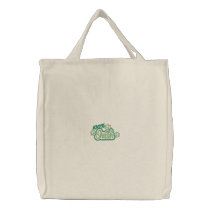 100 Percent Irish Totebag embroidered bags by Stitchbaby 100 Percent Irish Totebag embroidered bags