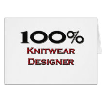 100 Percent Knitwear Designer cards