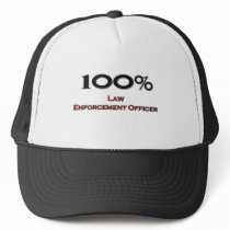100 Percent Law Enforcement Officer hats by professions 100 Percent Law Enforcement Officer hats