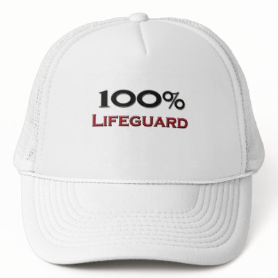 100 Percent Lifeguard Mesh Hat by professions