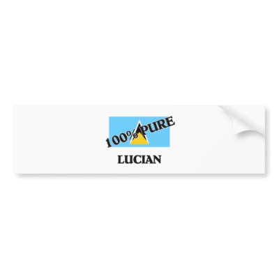 100 Percent LUCIAN Bumper Stickers by flagshirt