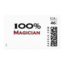 100 Percent Magician Stamp