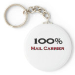 100 Percent Mail Carrier Key Chain