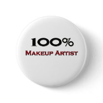 100 Percent Makeup Artist buttons