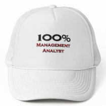 100 Percent Management Analyst hats by professions 100 Percent Management Analyst hats