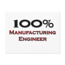 100 Percent Manufacturing Engineer postcards by professions 100 Percent Manufacturing Engineer postcards
