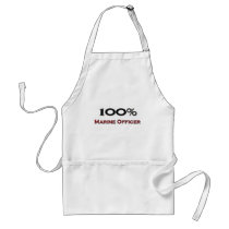 100 Percent Marine Officer aprons by professions 100 Percent Marine Officer aprons