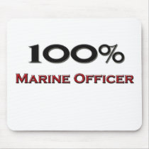 100 Percent Marine Officer mousepads