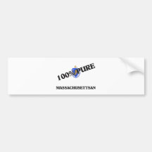 100 Percent Massachusettsan Bumper Sticker
