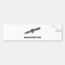 100 Percent Massachutter Bumper Stickers
